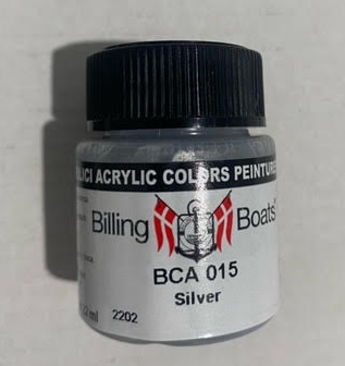 Bottle Acryl: Silver 22ml - Model - Image - Pop Weasel