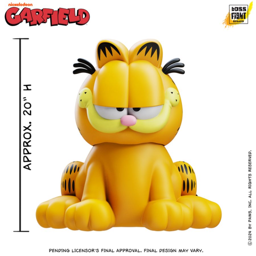 Image Pop Weasel - Image 2 of Garfield - Garfield 1:1 Scale Gigantic Figure - Boss Fight Studio - Statue - Image - Pop Weasel