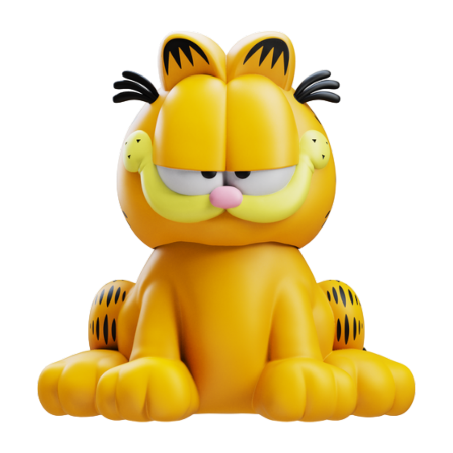 Garfield - Garfield 1:1 Scale Gigantic Figure - Boss Fight Studio - Statue - Image - Pop Weasel