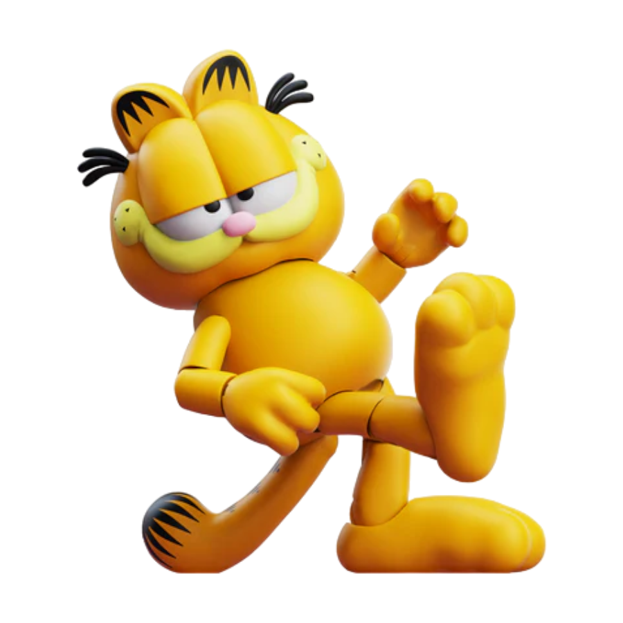 Garfield - Garfield Articulated Figure - Boss Fight Studio - Action Figure - Image - Pop Weasel