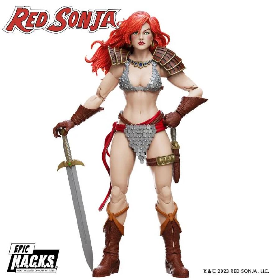 Image Pop Weasel - Image 3 of Red Sonja - Red Sonja Epic H.A.C.K.S Figure - Boss Fight Studio - Statue - Image - Pop Weasel