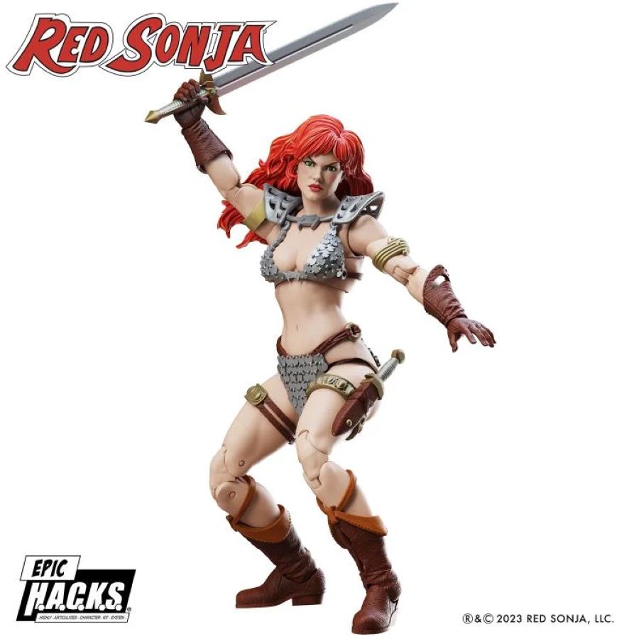 Image Pop Weasel - Image 4 of Red Sonja - Red Sonja Epic H.A.C.K.S Figure - Boss Fight Studio - Statue - Image - Pop Weasel