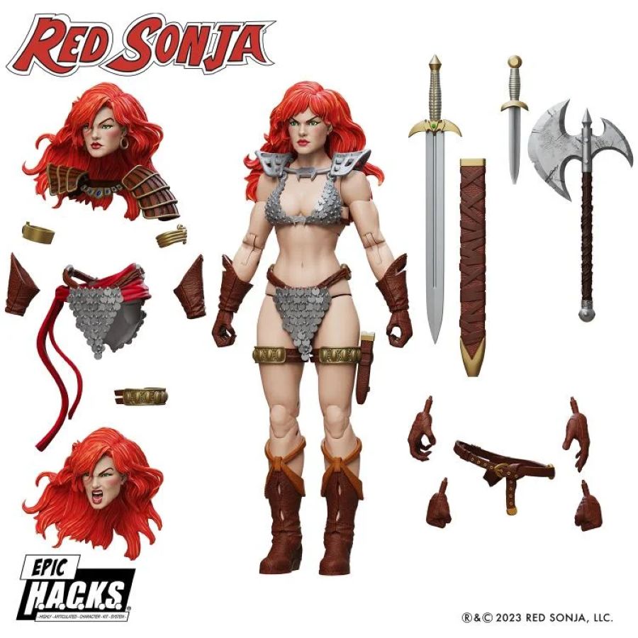 Image Pop Weasel - Image 5 of Red Sonja - Red Sonja Epic H.A.C.K.S Figure - Boss Fight Studio - Statue - Image - Pop Weasel