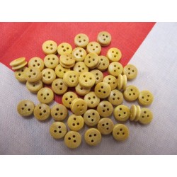 Wooden Dead Eye 7mm (50)