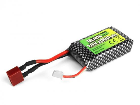 Battery: LiPo 7.4v 1000MAh T