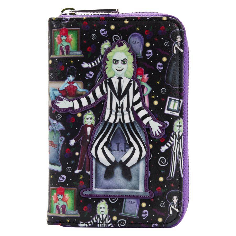 Pop Weasel Image of Beetlejuice - Icons Zip Purse - Loungefly - Bags, Wallets & Purses - Image - Pop Weasel