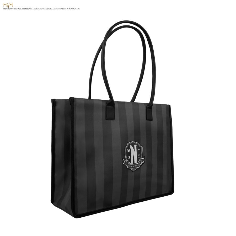 Pop Weasel - Image 2 of Wednesday (TV) - Nevermore Academy Shopping Bag (Black) - Cinereplicas - Bags, Wallets & Purses - Image - Pop Weasel