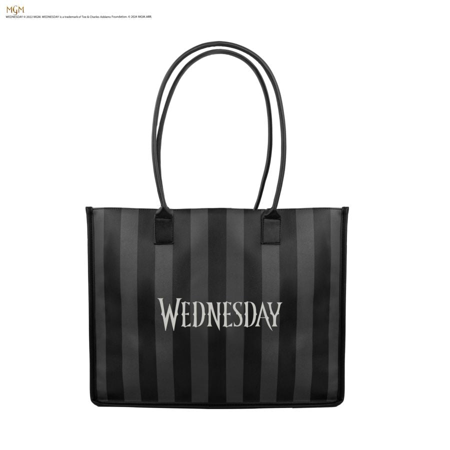 Pop Weasel - Image 3 of Wednesday (TV) - Nevermore Academy Shopping Bag (Black) - Cinereplicas - Bags, Wallets & Purses - Image - Pop Weasel