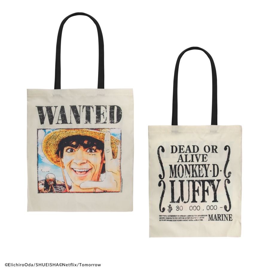 Pop Weasel - Image 2 of One Piece (2023) - Wanted Luffy Tote Bag - Cinereplicas - Bags, Wallets & Purses - Image - Pop Weasel