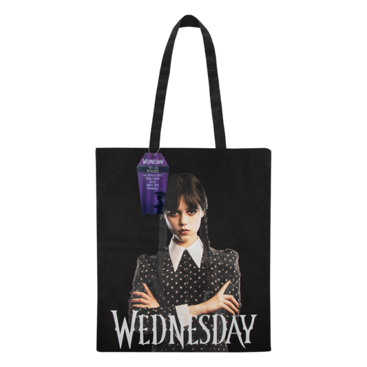 Pop Weasel Image of Wednesday (TV) - Wednesday Tote Bag - Cinereplicas