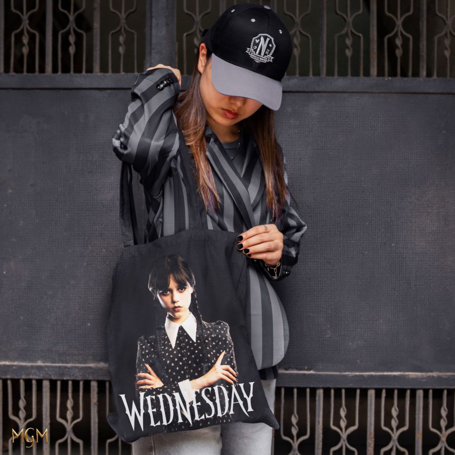 Pop Weasel - Image 3 of Wednesday (TV) - Wednesday Tote Bag - Cinereplicas - Bags, Wallets & Purses - Image - Pop Weasel