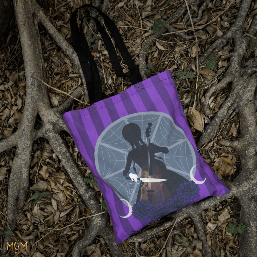 Pop Weasel - Image 3 of Wednesday (TV) - Wednesday w/Cello Tote Bag - Cinereplicas - Bags, Wallets & Purses - Image - Pop Weasel