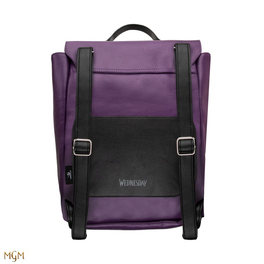 Pop Weasel - Image 4 of Wednesday (TV) - Nevermore Academy Backpack (Purple) - Cinereplicas - Bags, Wallets & Purses - Image - Pop Weasel