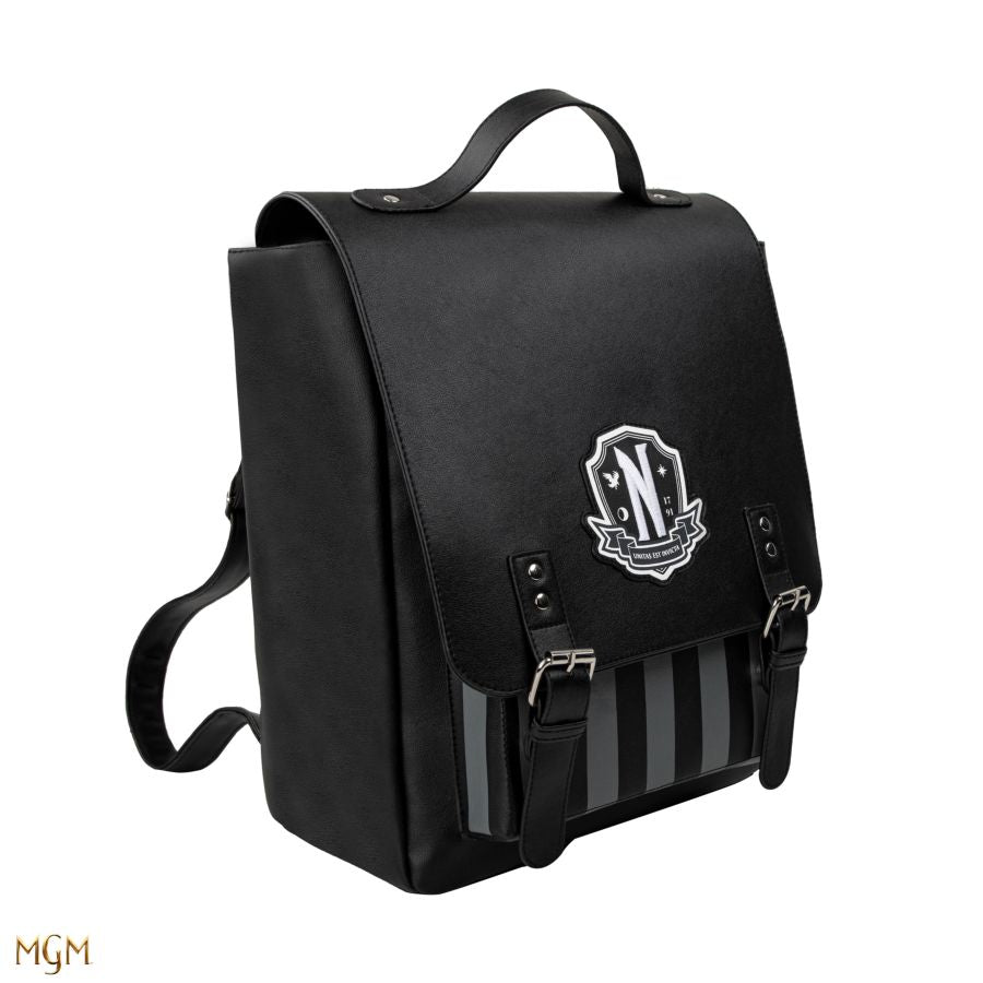 Pop Weasel - Image 3 of Wednesday (TV) - Nevermore Academy Backpack (Black) - Cinereplicas - Bags, Wallets & Purses - Image - Pop Weasel