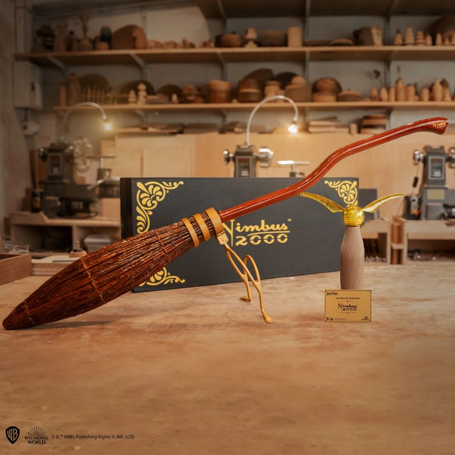 Pop Weasel - Image 12 of Harry Potter - Nimbus 2000 Junior Broom Replica - Cinereplicas - Statue - Image - Pop Weasel