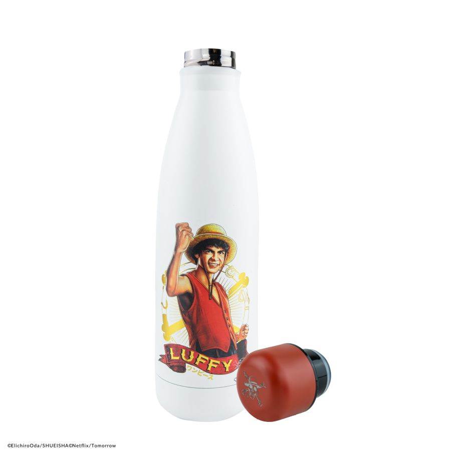 Pop Weasel - Image 2 of One Piece (2023) - Wanted Luffy Water Bottle - Cinereplicas - Homewares - Image - Pop Weasel