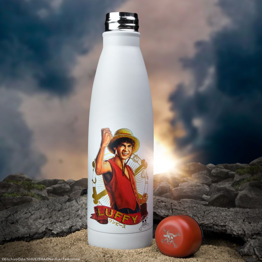 Pop Weasel - Image 4 of One Piece (2023) - Wanted Luffy Water Bottle - Cinereplicas - Homewares - Image - Pop Weasel