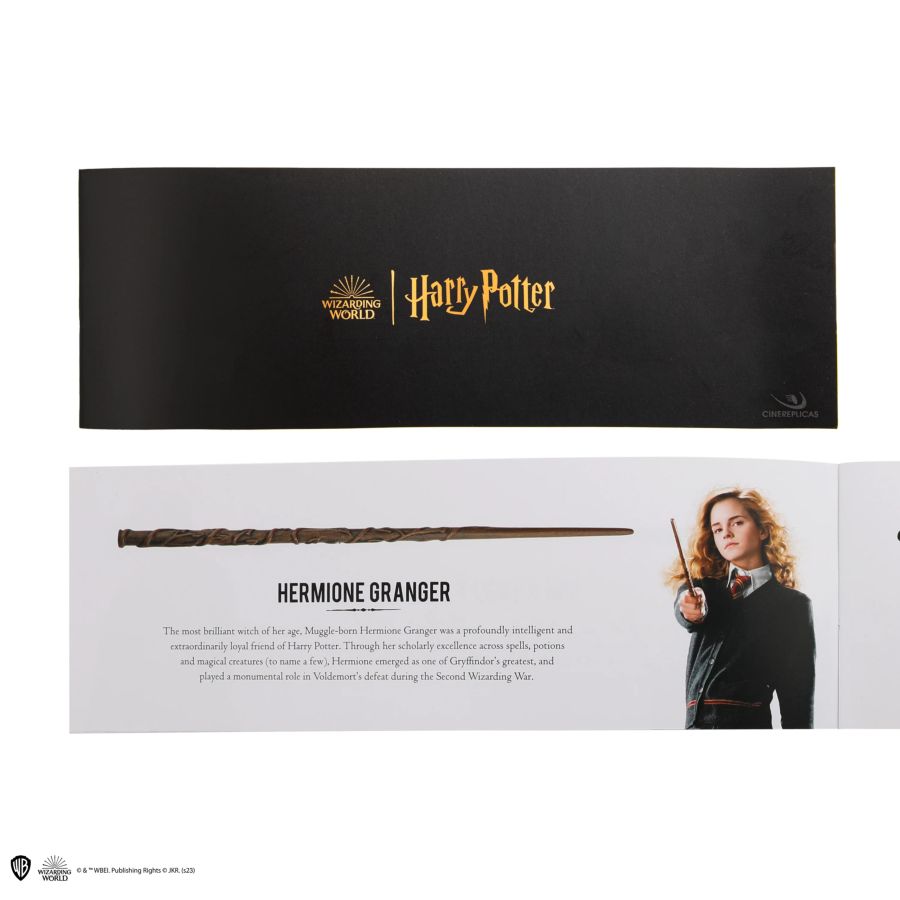 Pop Weasel - Image 7 of Harry Potter - Hermione Granger Collector Wand - CineReplicas - Replica - Image - Pop Weasel