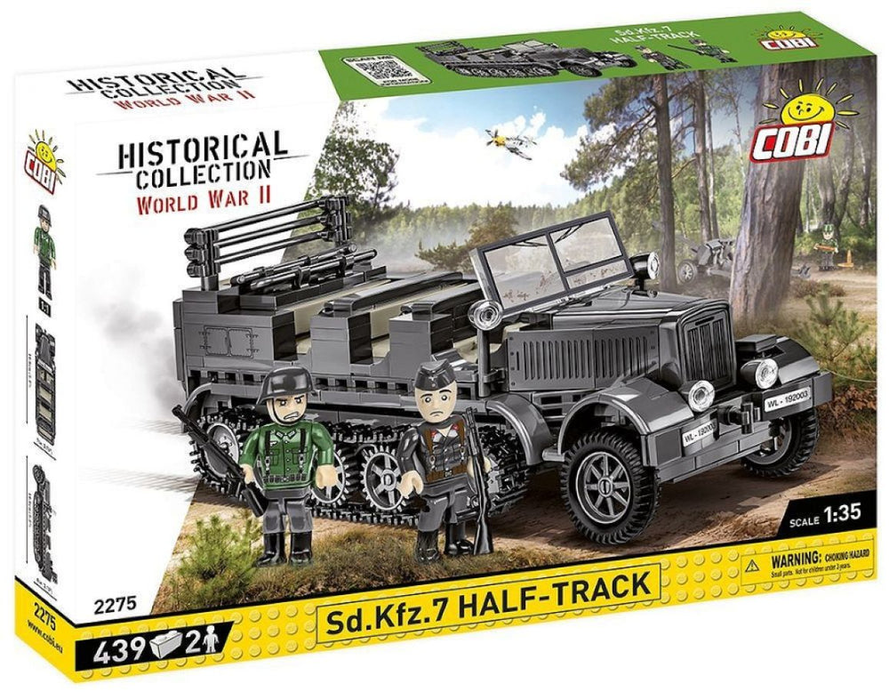 Image Pop Weasel - Image 2 of World War 2 - Sd.Kfz.7 Half-Track (439 Piece Kit) - Cobi - Model - Image - Pop Weasel