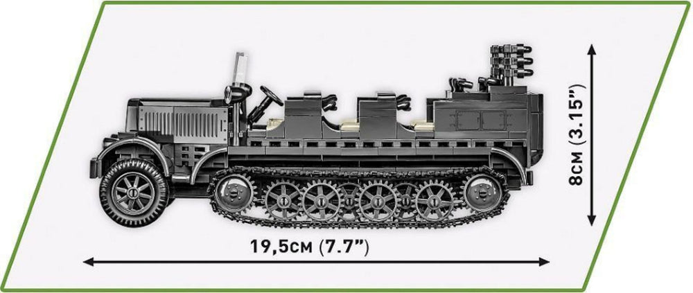 Image Pop Weasel - Image 6 of World War 2 - Sd.Kfz.7 Half-Track (439 Piece Kit) - Cobi - Model - Image - Pop Weasel