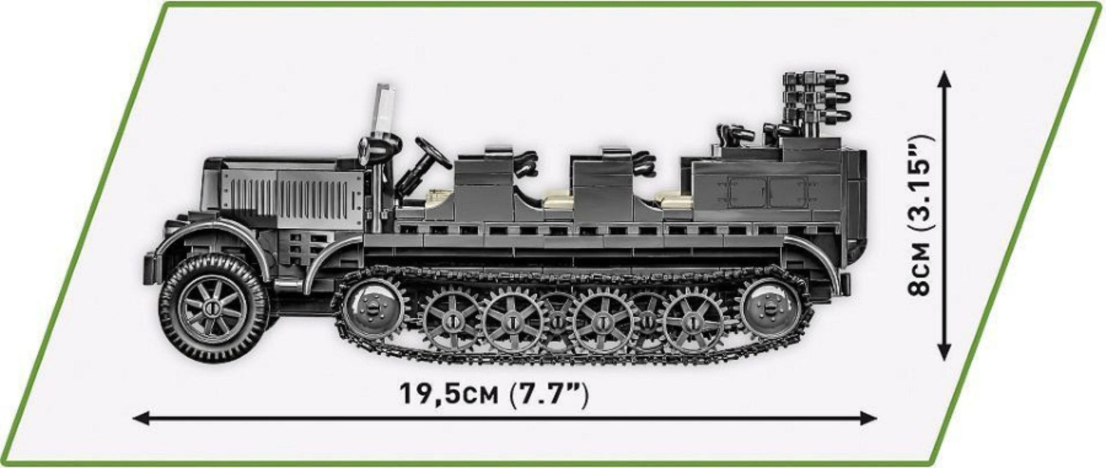 Image Pop Weasel - Image 6 of World War 2 - Sd.Kfz.7 Half-Track (439 Piece Kit) - Cobi