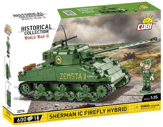 Image Pop Weasel - Image 2 of World War 2 - Sherman IC Firefly Hybrid (600 Piece Kit) - Cobi