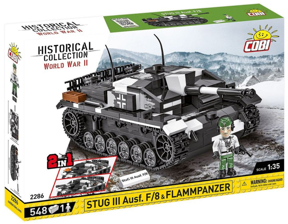 Image Pop Weasel - Image 2 of World War 2 - Stug Iii Ausf F/Flammpanzer (536 Piece Kit) - Cobi - Model - Image - Pop Weasel