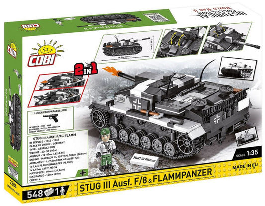 Image Pop Weasel - Image 3 of World War 2 - Stug Iii Ausf F/Flammpanzer (536 Piece Kit) - Cobi