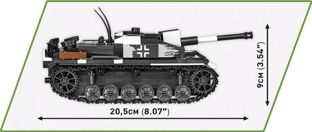 Image Pop Weasel - Image 8 of World War 2 - Stug Iii Ausf F/Flammpanzer (536 Piece Kit) - Cobi - Model - Image - Pop Weasel