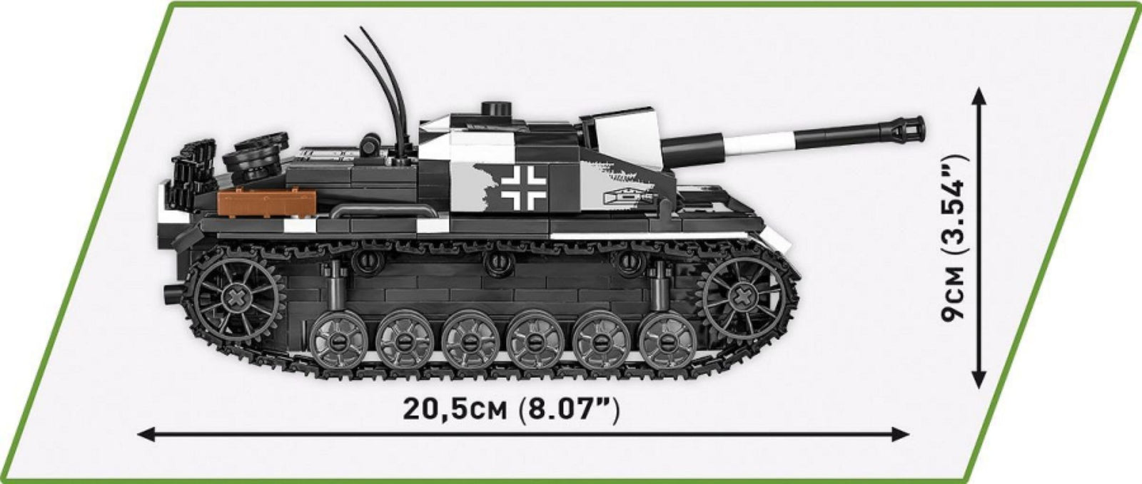 Image Pop Weasel - Image 8 of World War 2 - Stug Iii Ausf F/Flammpanzer (536 Piece Kit) - Cobi