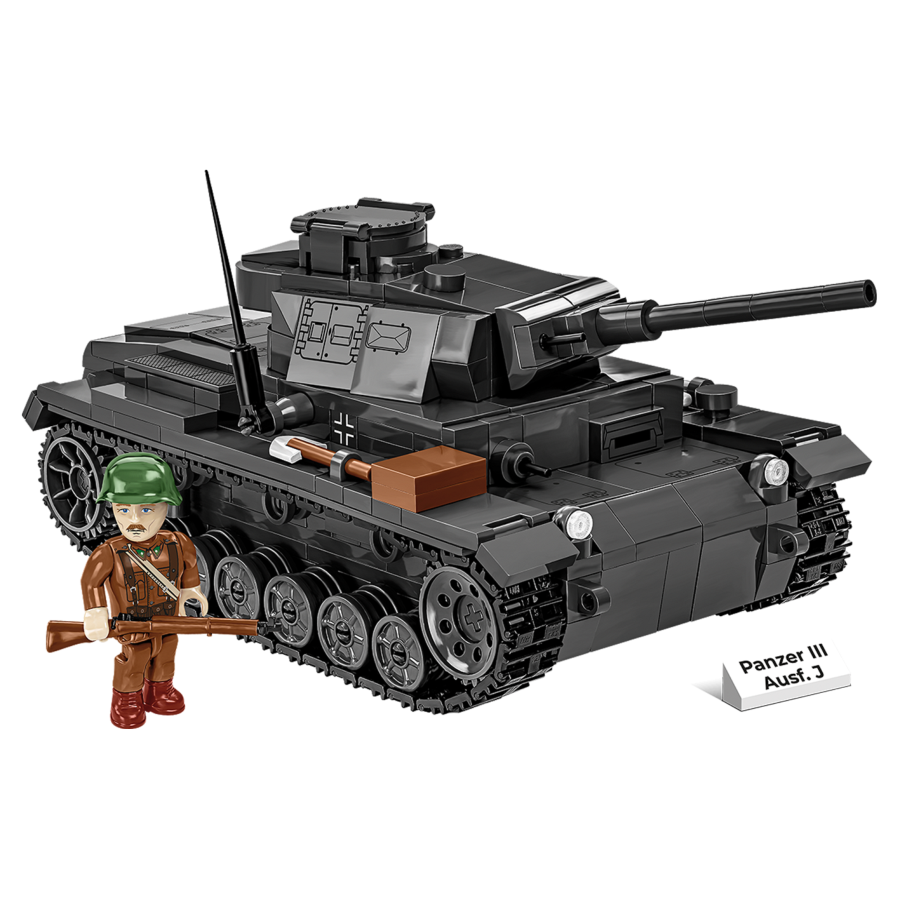 World War 2 - Panzer III Ausf.J (590 Piece Kit) - Cobi - Model - Image - Pop Weasel