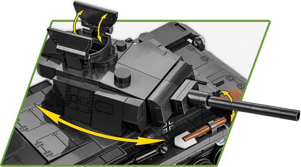 Image Pop Weasel - Image 4 of World War 2 - Panzer III Ausf.J (590 Piece Kit) - Cobi - Model - Image - Pop Weasel