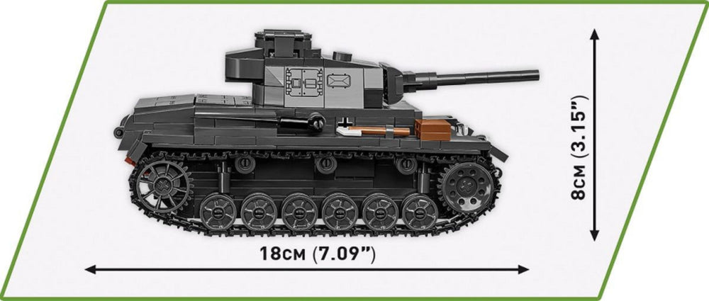 Image Pop Weasel - Image 6 of World War 2 - Panzer III Ausf.J (590 Piece Kit) - Cobi - Model - Image - Pop Weasel