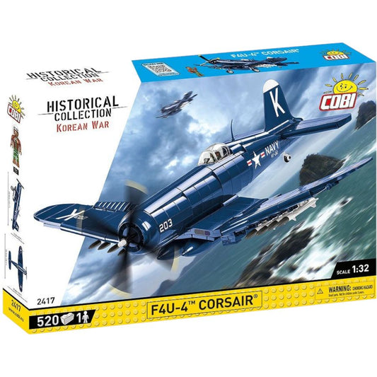 Image Pop Weasel - Image 2 of Korean War - Vought F4U-4 Corsair (520 Piece Kit) - Cobi