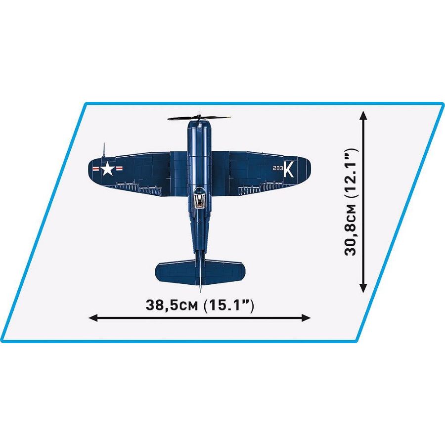 Image Pop Weasel - Image 8 of Korean War - Vought F4U-4 Corsair (520 Piece Kit) - Cobi