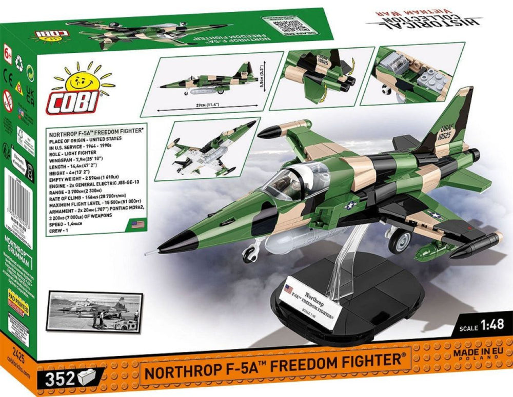 Image Pop Weasel - Image 3 of Vietnam War - Northrop F-5A Freedom Fighter (352 Piece Kit) - Cobi - Model - Image - Pop Weasel