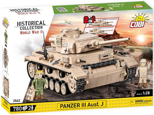 Image Pop Weasel - Image 2 of World War 2 - Panzer III Ausf.J & Field Workshop (780 Piece Kit) - Cobi