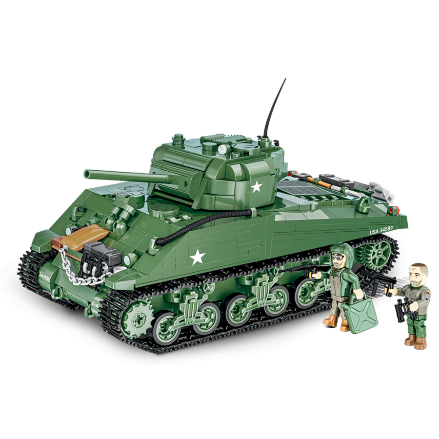 World War 2 - M4A3 Sherman (852 Piece Kit) - Cobi - Model - Image - Pop Weasel