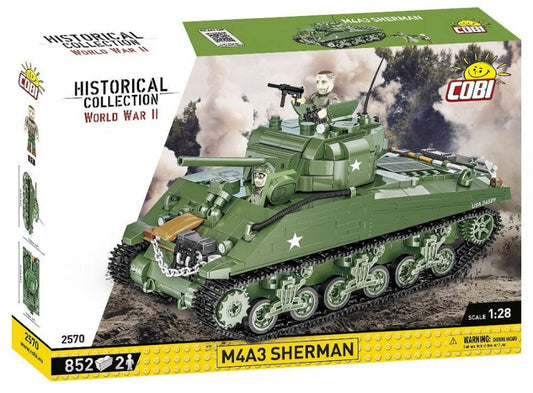 Image Pop Weasel - Image 2 of World War 2 - M4A3 Sherman (852 Piece Kit) - Cobi