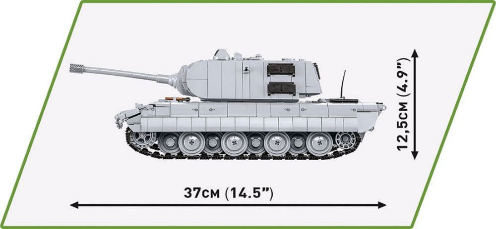 Image Pop Weasel - Image 9 of World War 2 - Panzerkampfwagen E-100 (1510 Piece Kit) - Cobi - Model - Image - Pop Weasel