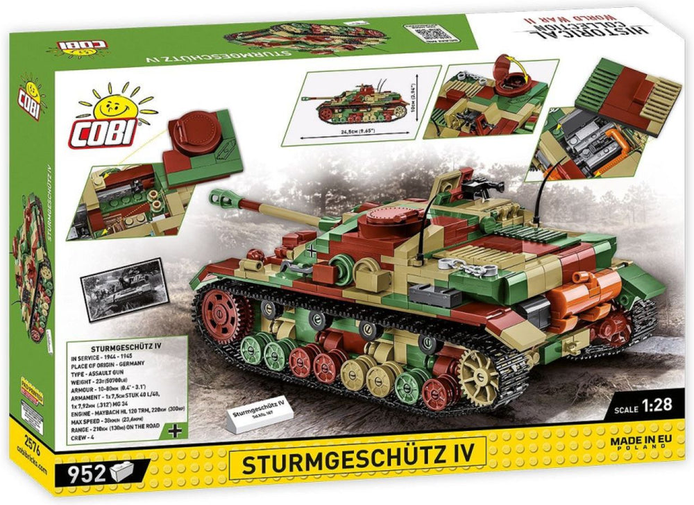 Image Pop Weasel - Image 3 of World War 2 - Sd.Kfz.167 Sturmgeschutz IV (954 Piece Kit) - Cobi - Model - Image - Pop Weasel