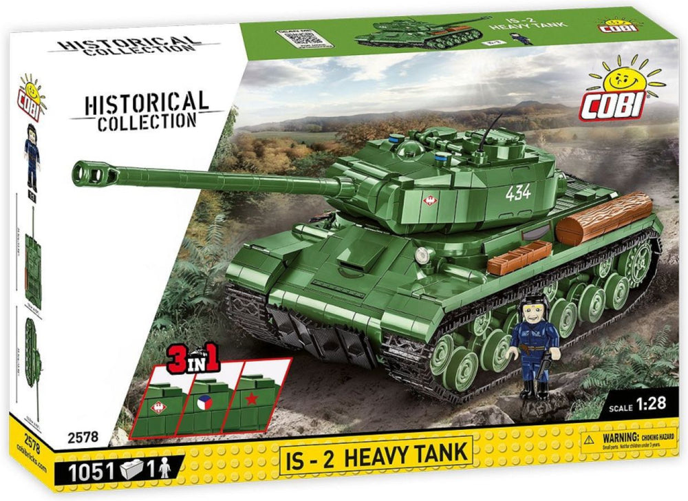 Image Pop Weasel - Image 2 of World War 2 - IS-2 (3 in 1) (1044 Piece Kit) - Cobi - Model - Image - Pop Weasel