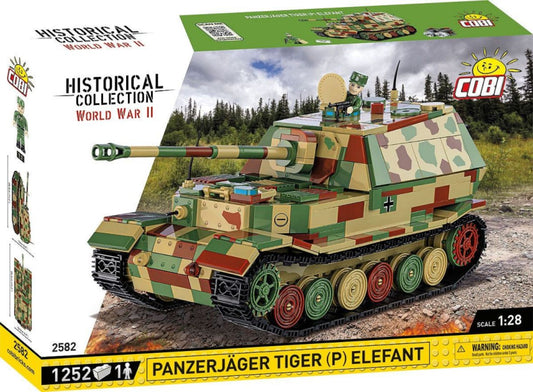 Image Pop Weasel - Image 2 of World War 2 - Panzerjäger Tiger (P) Elefant (1252 Piece Kit) - Cobi