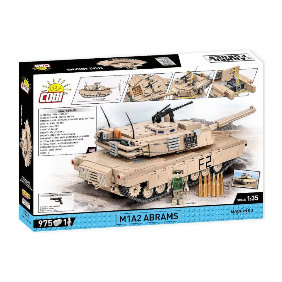 Image Pop Weasel - Image 3 of Armed Forces - M1A2 Abrams (982 Piece Kit) - Cobi - Model - Image - Pop Weasel