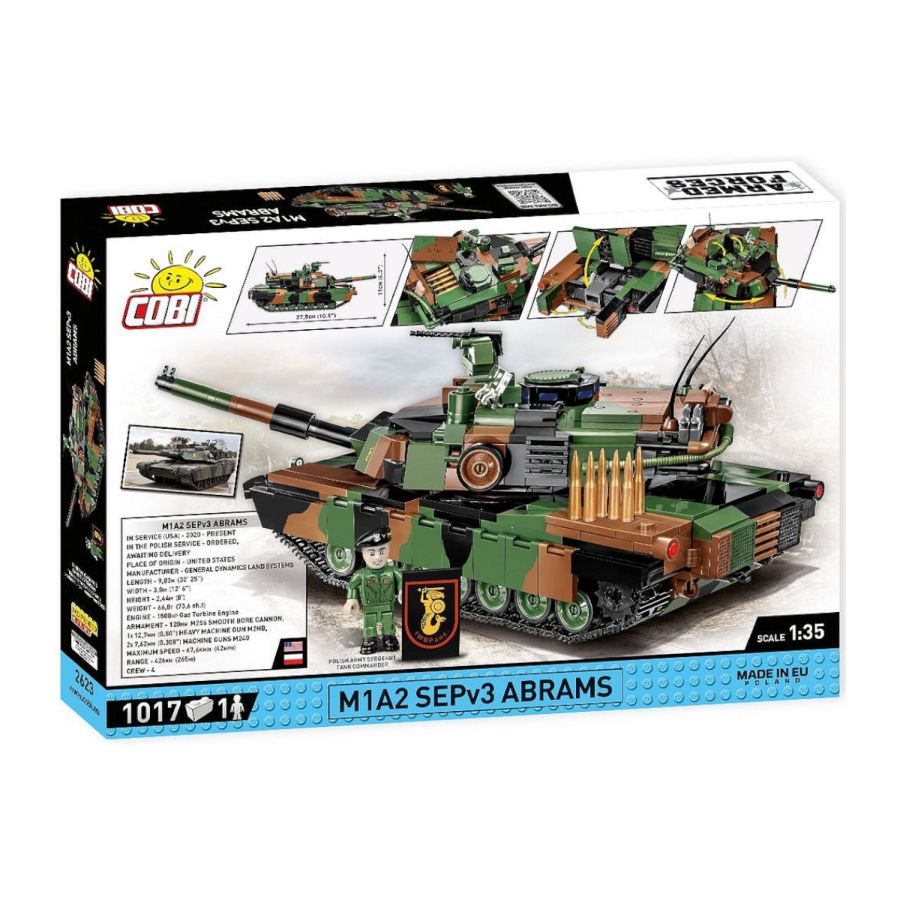 Image Pop Weasel - Image 3 of Armed Forces- M1A2 SEPv3 Abrams (1000 Piece Kit) - Cobi - Model - Image - Pop Weasel