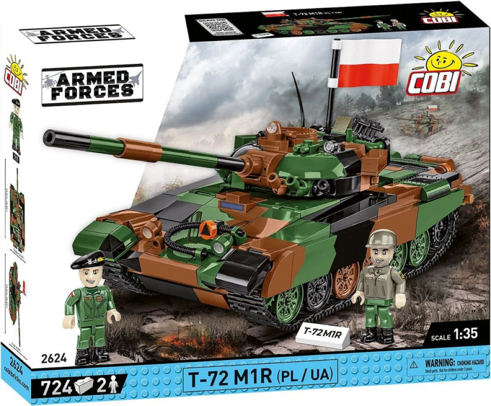 Image Pop Weasel - Image 2 of Armed Forces - T-72M1R (PL/UA) (724 Piece Kit) - Cobi - Model - Image - Pop Weasel