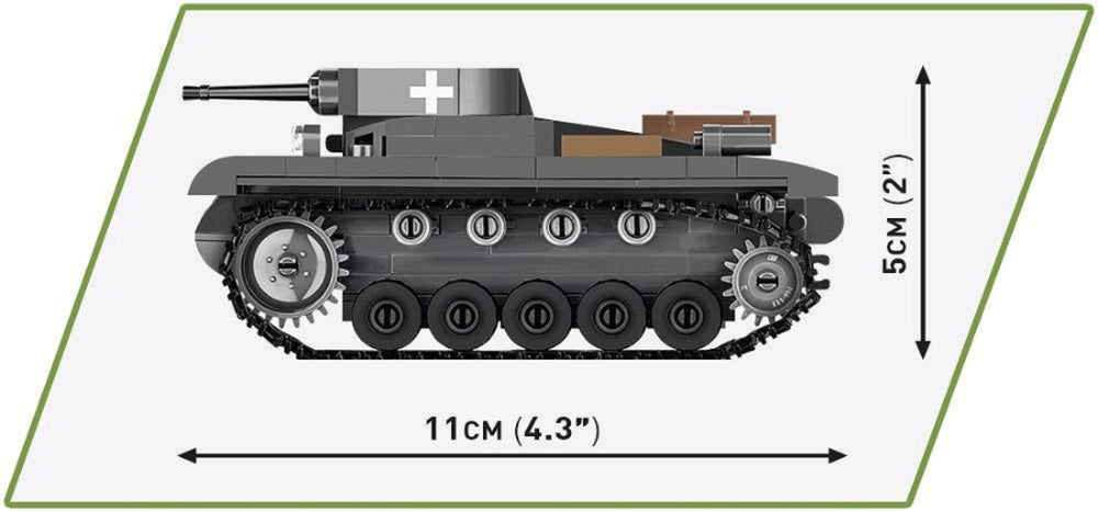 Image Pop Weasel - Image 6 of World War 2 - Panzer II Ausf.A (300 Piece Kit) - Cobi - Model - Image - Pop Weasel