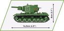 Image Pop Weasel - Image 6 of World War 2 - KV-2 Tank (510Piece Kit) - Cobi