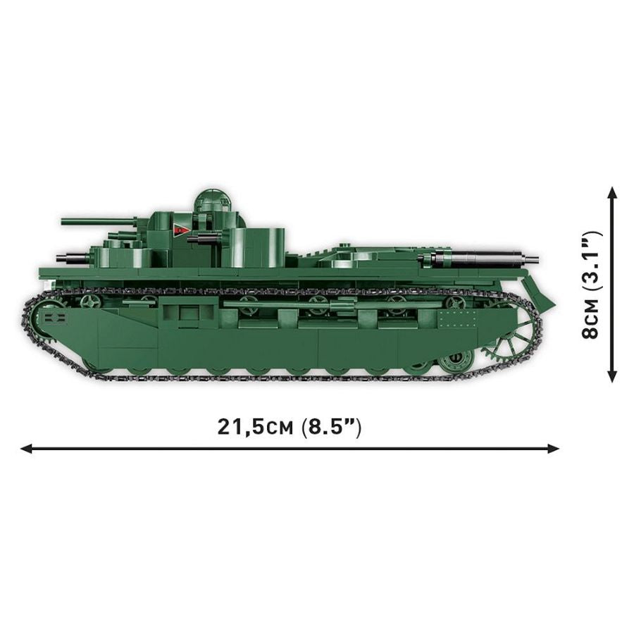 Image Pop Weasel - Image 7 of Great War - Vickers A1E1 Independent (886 Piece Kit) - Cobi - Model - Image - Pop Weasel