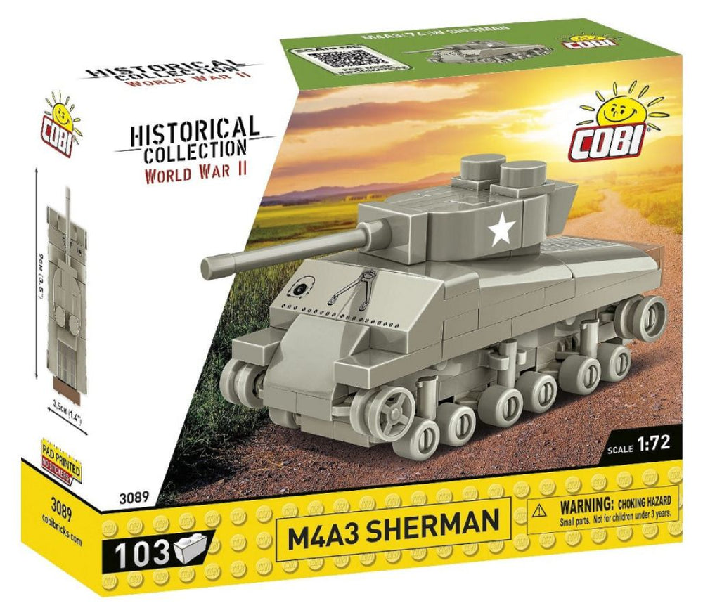Image Pop Weasel - Image 2 of World War 2 - M4A3 Sherman Tank (103 Piece Kit) - Cobi - Model - Image - Pop Weasel